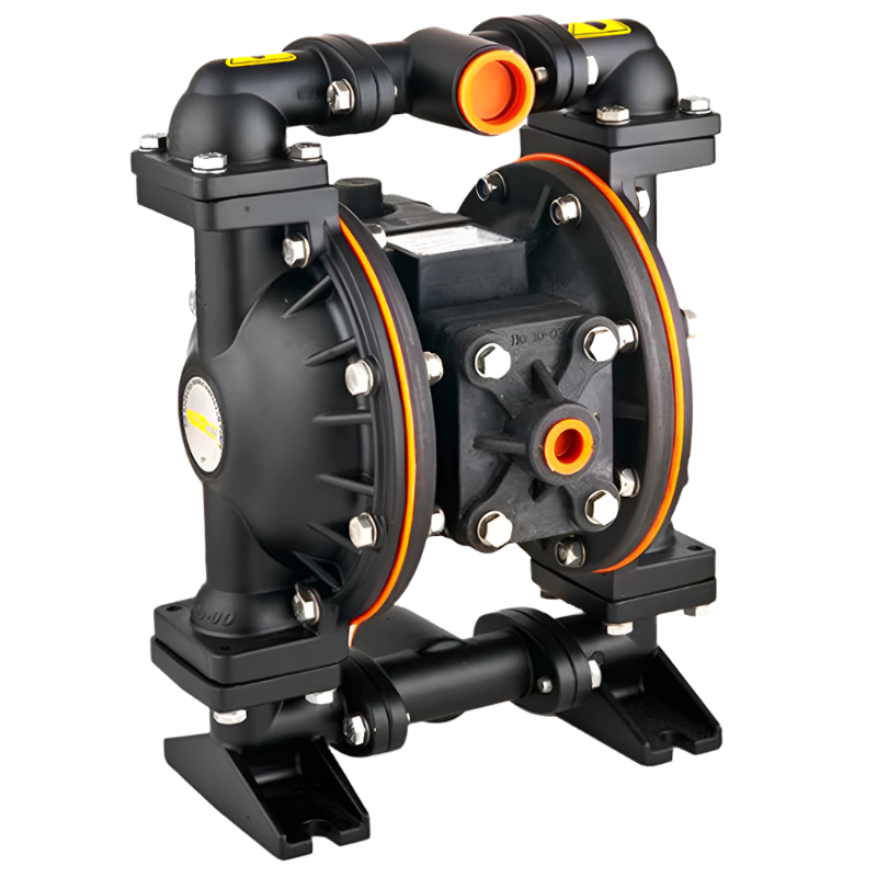 AODD Pump 1" - Aluminum with Santoprene Diaphragm 39.63gpm 101psi